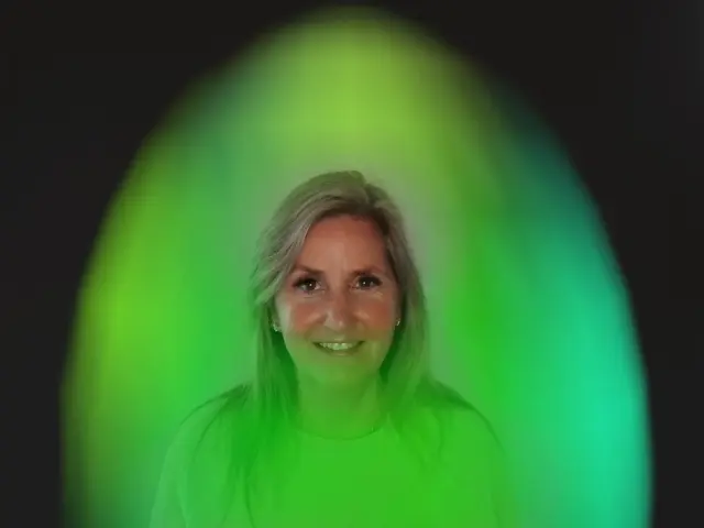 Aura photography guest portrait at an event